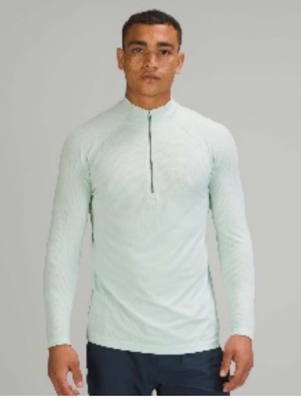 LULULEMON Metal Vent Half-Zip Performance shirt top L